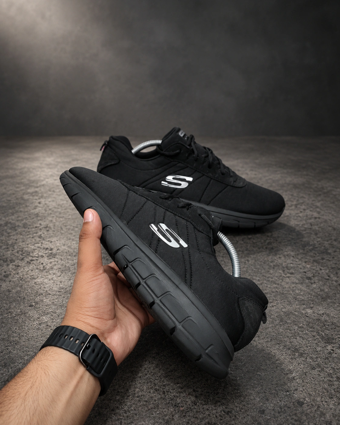 Skechers Black Casual Sneakers