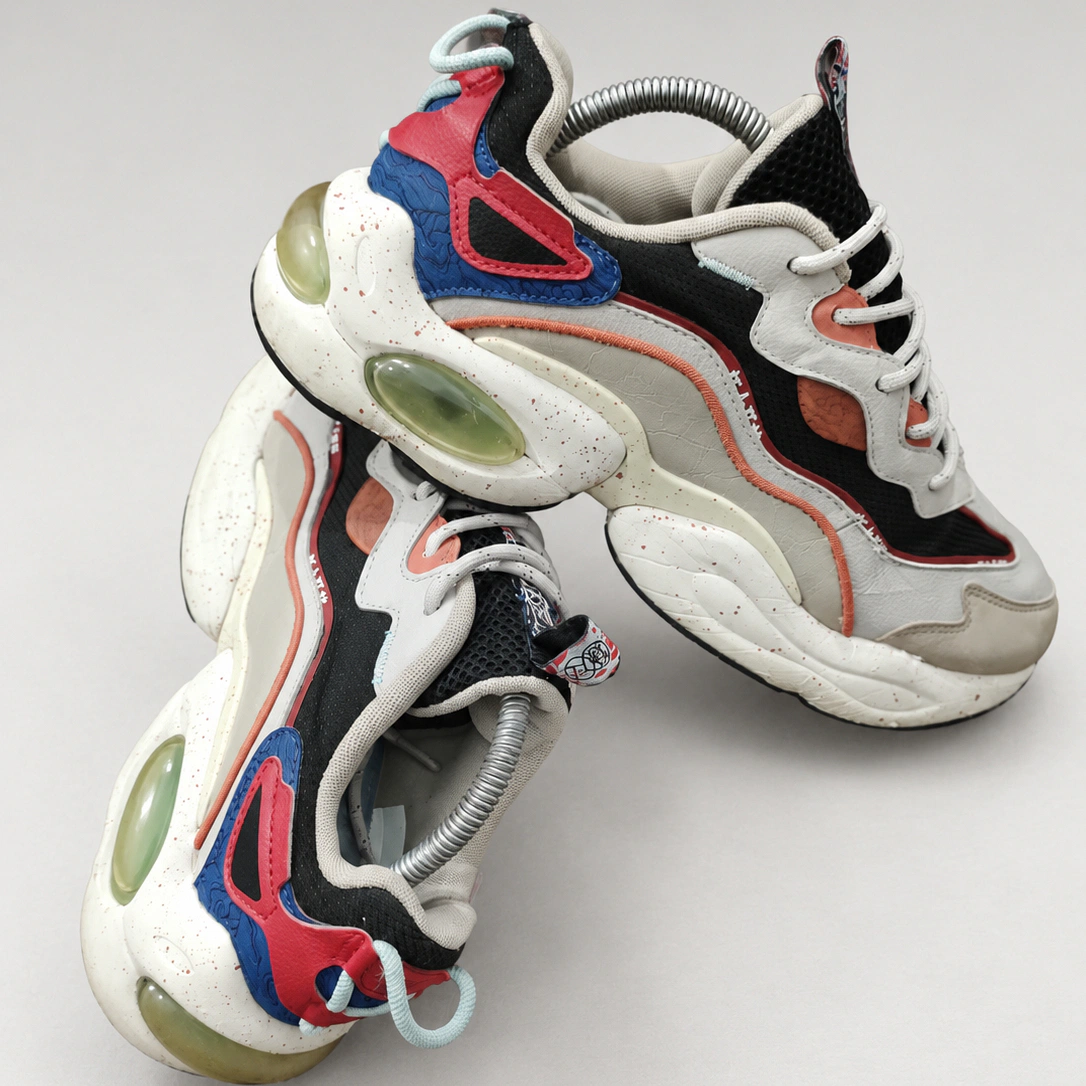 Retro Fusion Chunky Multicolor Sneakers image 1