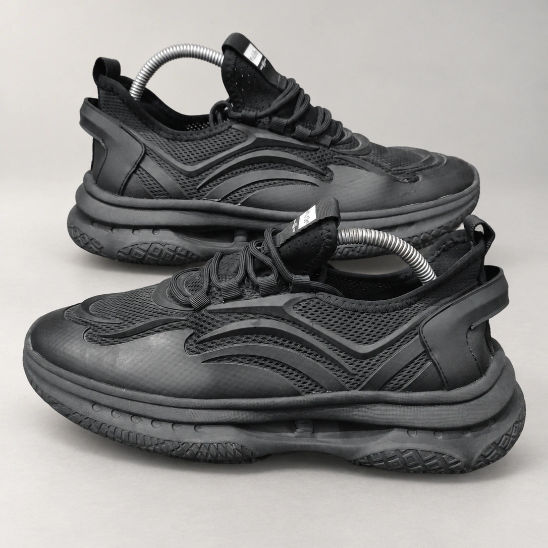 ShadowFlow All-Black Mesh Sneakers image 1